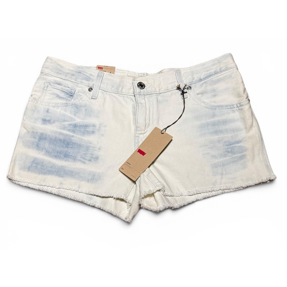 NWT Levi's 514 Cut Off Denim Shorts Light Wash Juniors Size 9